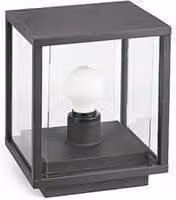 Netlighting Nala Outdoor Pedestal Light, Dark Grey, IP54, E27