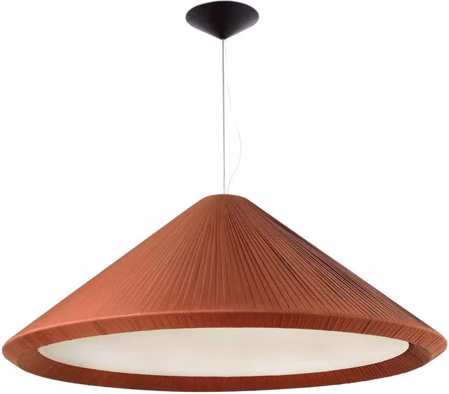 Philips Hue Faro Terracotta Ceramic Pendant Light in Red