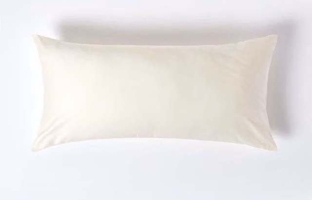 Homescapes Egyptian Cotton Mako Satin Pillowcase, 1000 Thread Count, Beige, W: 40 cm, H: 80 cm