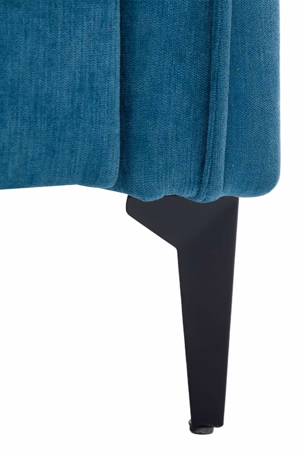 Garden Sanctuary Modern Upholstered Tub Accent Chair with Armrests in Blue – 4