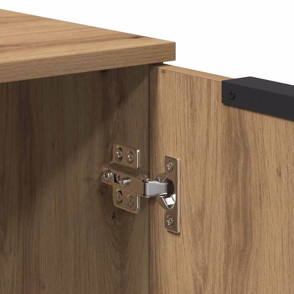 Berkfield Home Artisan Oak Sideboard in Brown, W/D/H: 90.5 x 30 x 70 cm – 5