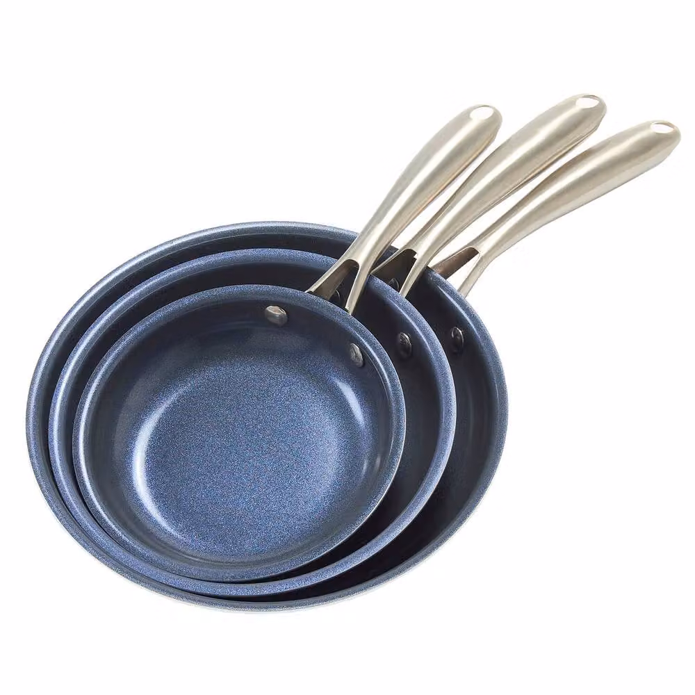 Coopers of Stortford Blue Ceramic Non-Stick Frying Pan – 3