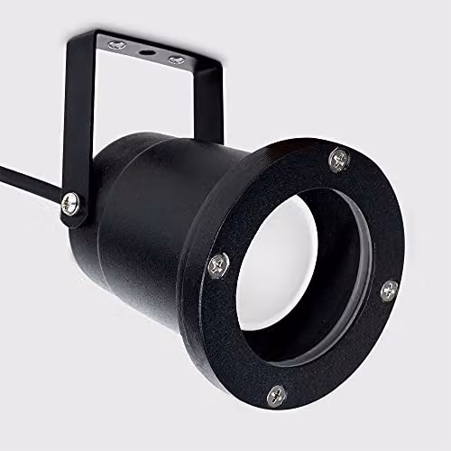MiniSun Modern 3 in 1 IP65 Rated Outdoor Light in Black with LED Dusk to Dawn Sensor Bulb 4500K – 4
