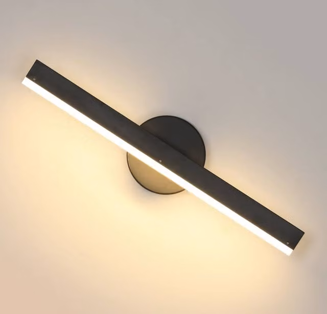 Pheashine Black Rotatable LED Wall Sconce with 3000K Warm White Light, Length: 38 cm – 1