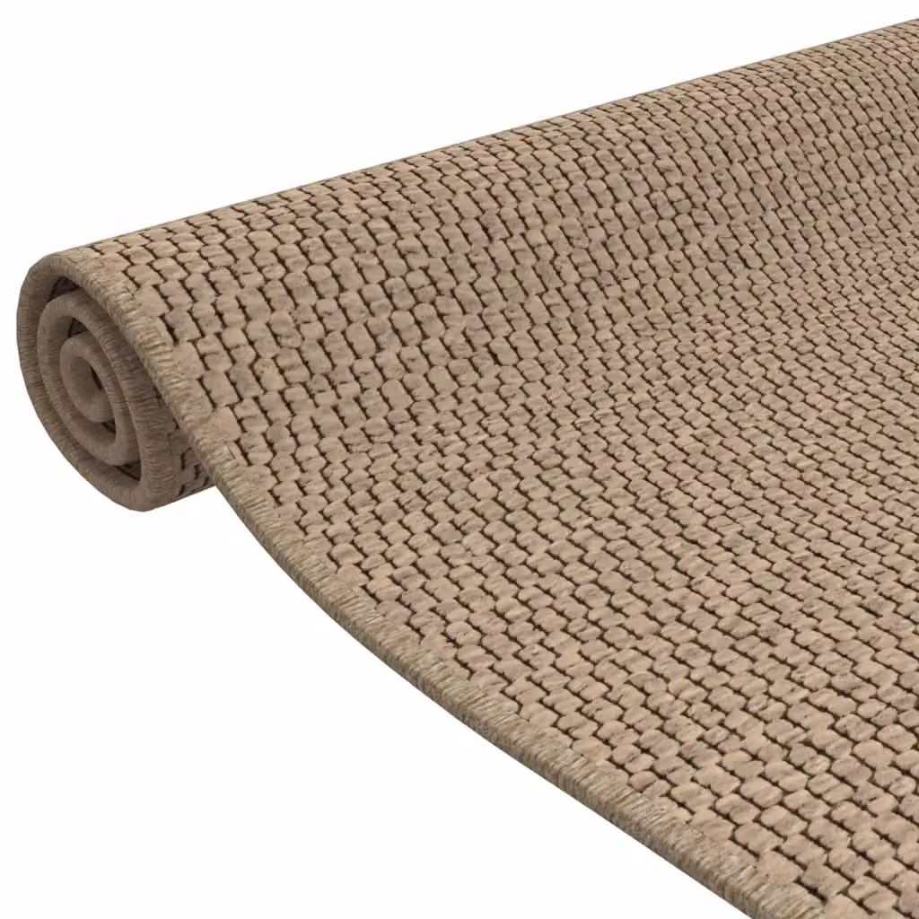 Berkfield Home Sisal Look Carpet Runner in Sand and Brown, W: 50 cm, L: 150 cm – 2