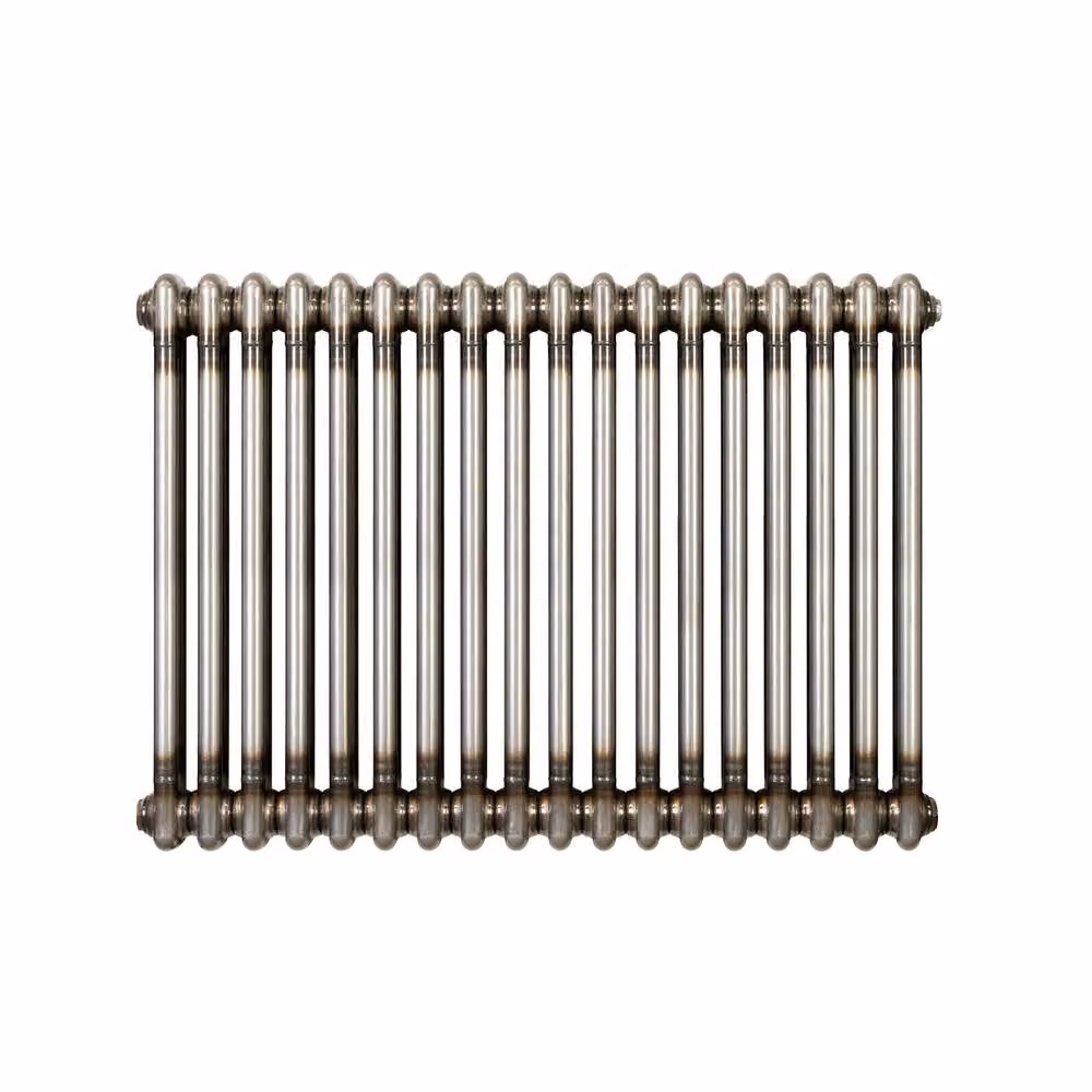 Monstershop Traditional 2 Column Steel Radiator in Silver, W: 60.0 cm, H: 83.0 cm – 2