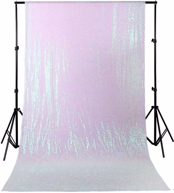 Trimming Shop White Polyester Fabric Panel Backdrop