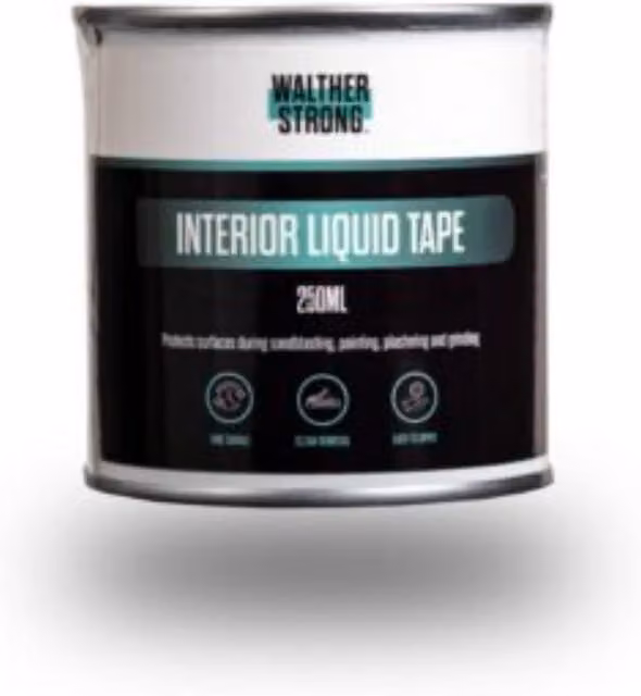 Walther Strong Interior Liquid Tape, White, 1 l