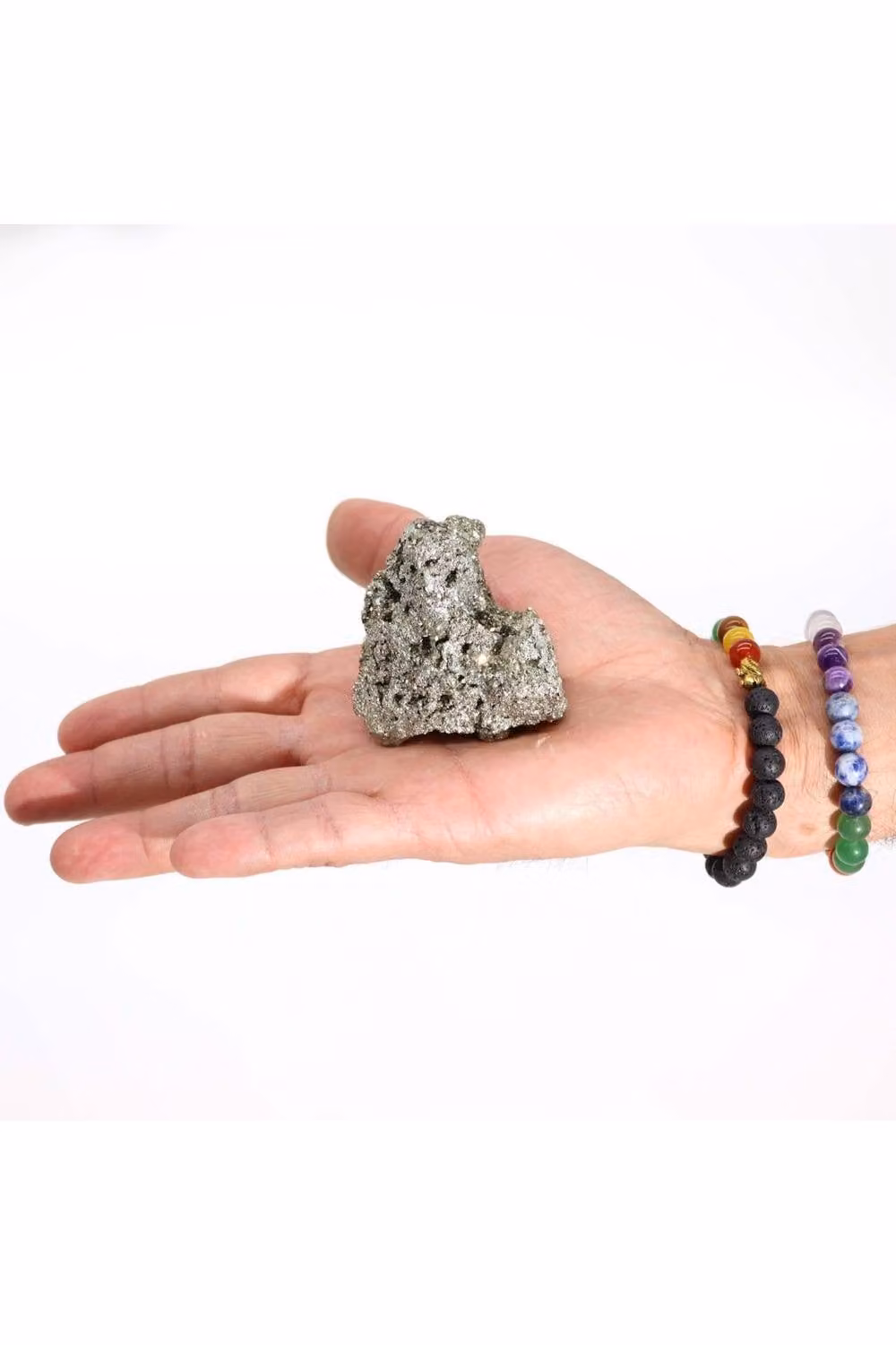 KDMD First Grade Peruvian Pyrite Specimen Gold Stone 100-135g – 2
