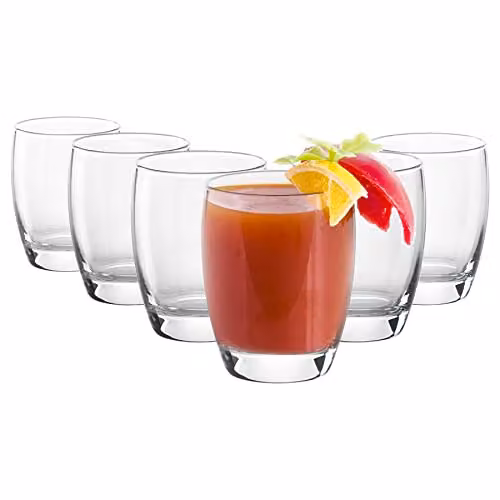 Bormioli Rocco Fiore Transparent Glass Tumblers, 365ml, Pack of 12 – 1