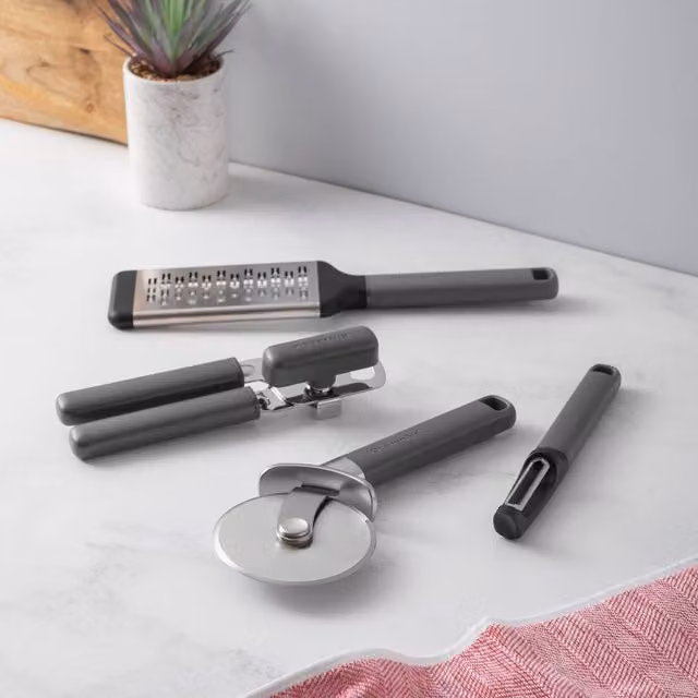KitchenAid 4-Piece Kitchen Tool Set in Grey and Anthracite – 1