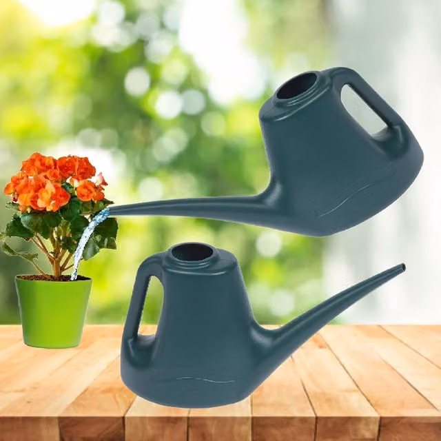 Strata Woodstock Watering Can, 2 x 1L, Green