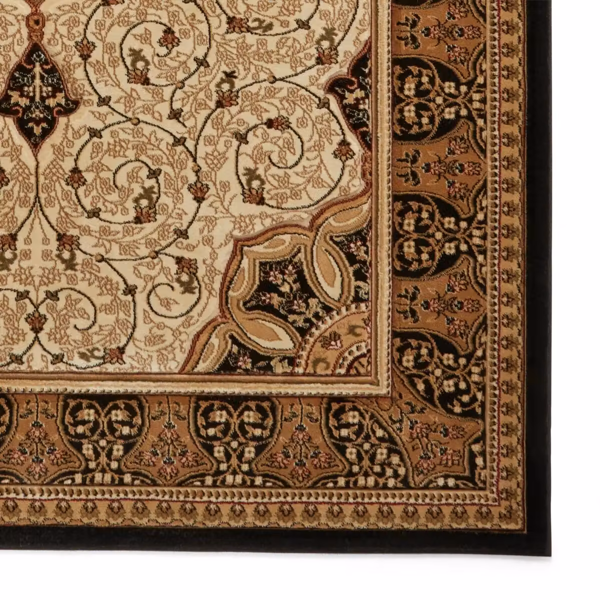 The Rug Shop UK Traditional Floral Area Rug in Beige, W: 200 cm, D: 290 cm – 3