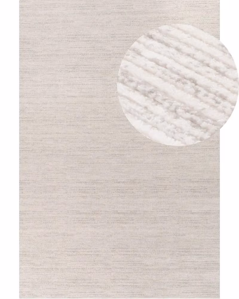 THE RUGS Carmel Modern Striped Area Rug in Grey, W: 200 cm, L: 290 cm – 2