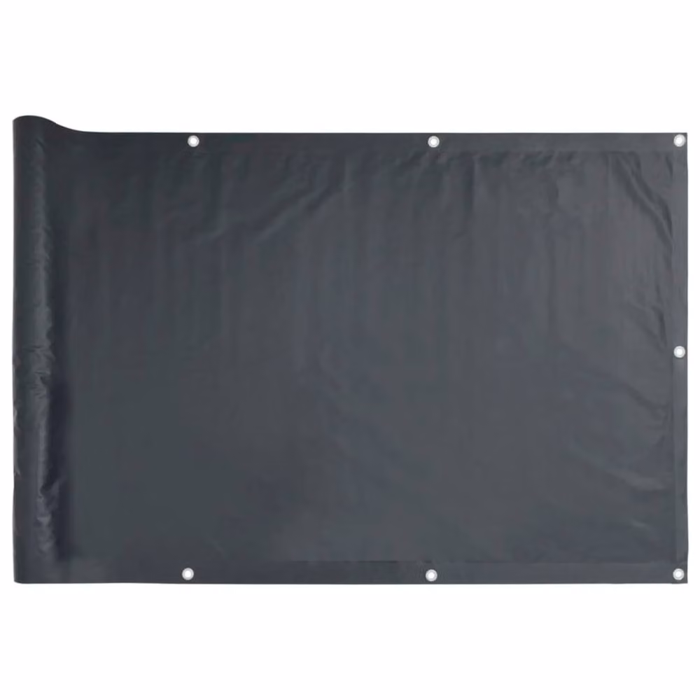 Berkfield Home Modern Balcony Screen in Anthracite and Black, W: 75 cm, H: 300 cm – 3