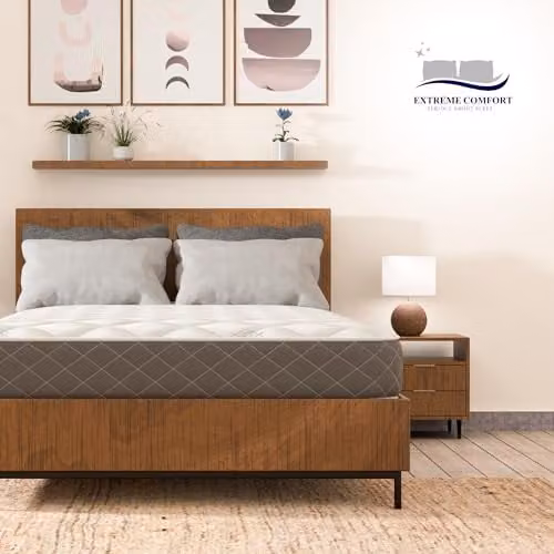 eXtreme Comfort Ltd Diamond Essential Grey King Size Bonell Spring Mattress, W/D/H: 150 x 200 x 18 cm – 2