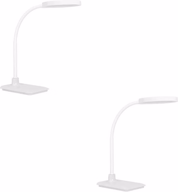 Loops 2 Pack White LED Table Lamps for Modern Home Decor – 1