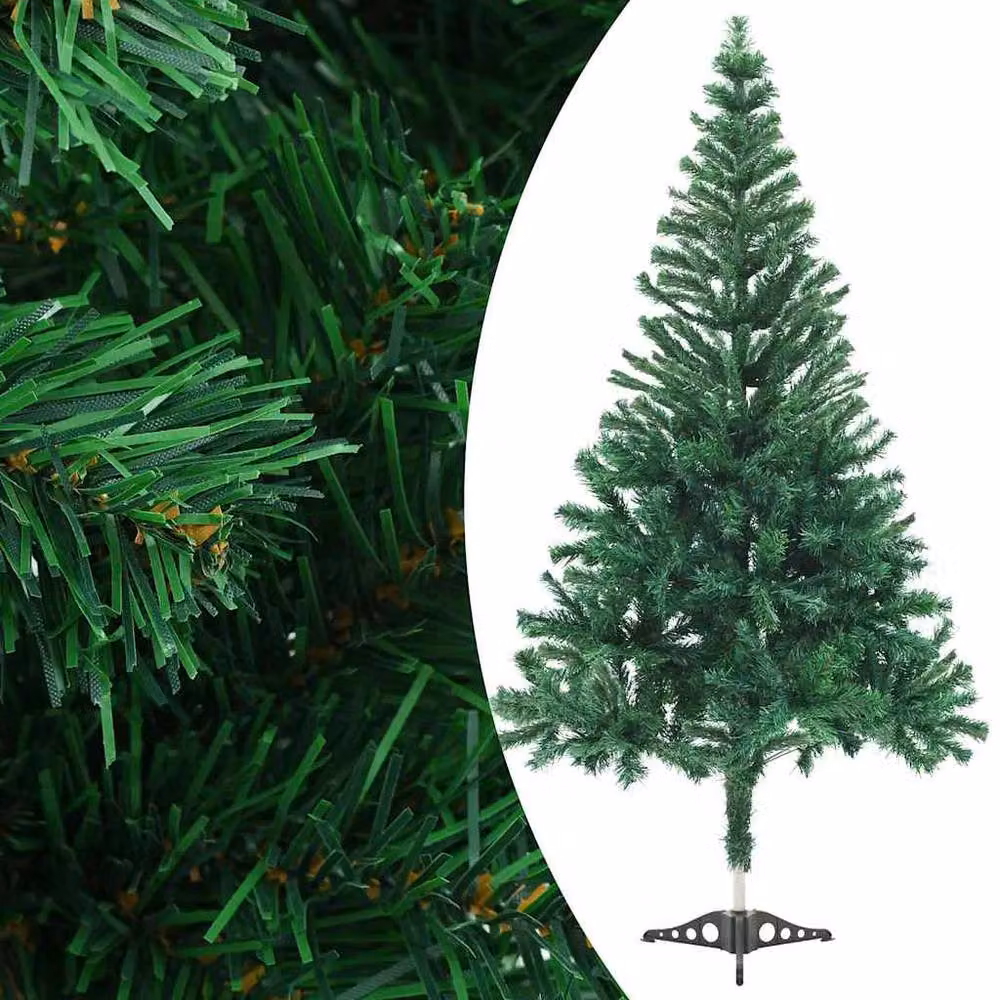 Berkfield Home Beautiful Pre-lit Artificial Christmas Tree with Green and Gold Ball Set, Height: 180 cm – 3