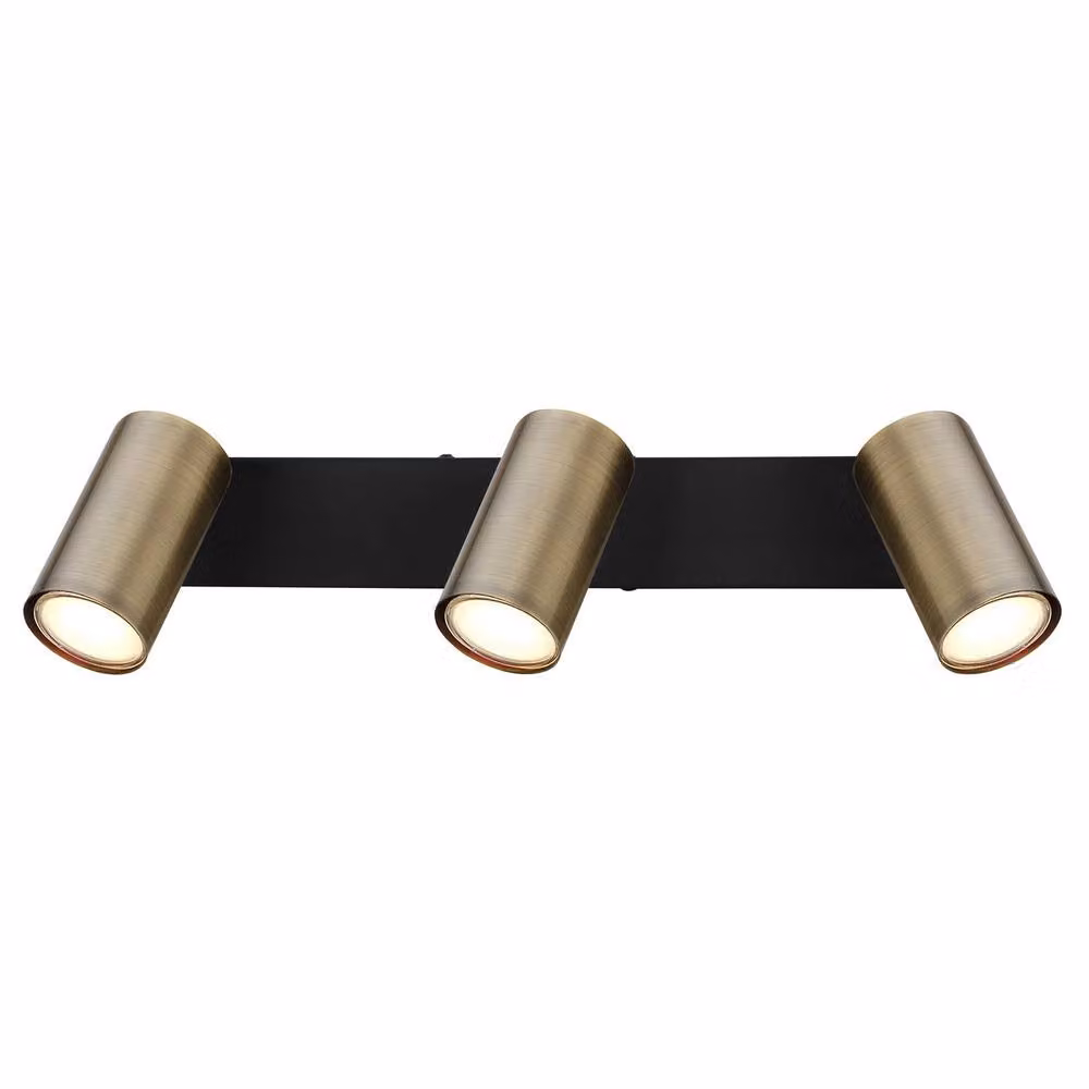 Netlighting Robby Modern Ceiling Spotlight Bar in Matt Black with 3x GU10 Sockets – 2