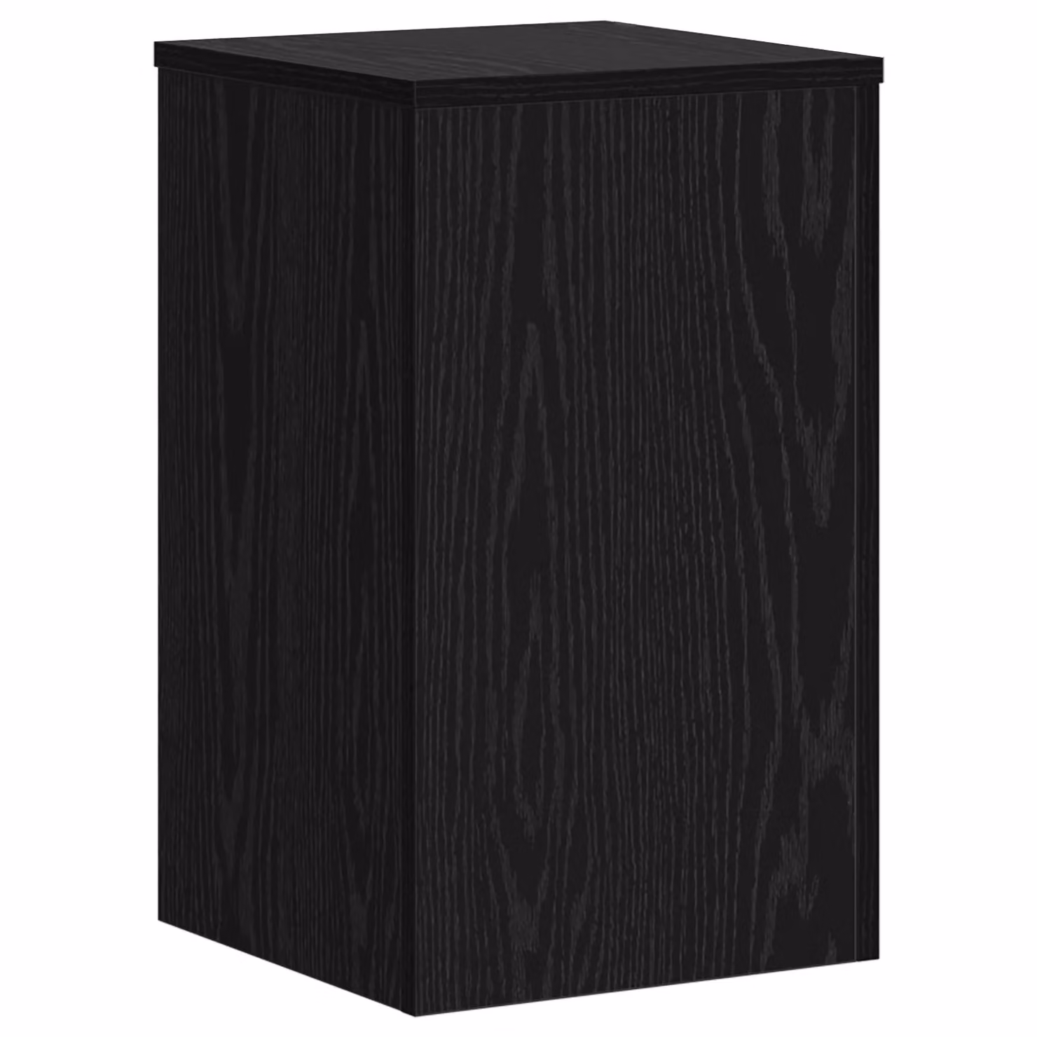 Berkfield Home Set of 2 Modern Black Oak Plant Stands, W/D/H: 30 x 30 x 50 cm – 5