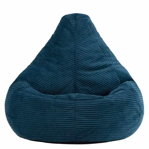 icon Dalton Cord Adult Bean Bag Chair Set of 2 in Petrol Blue – 6