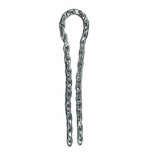 Master Lock Stainless Steel Heavy Duty Chain in Silver, Length: 150 cm, Diameter: 1.36 cm