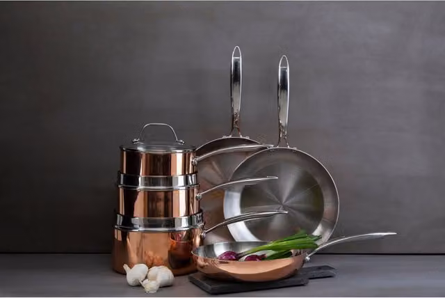 Minerva Gold Saucepan with Glass Lid, 20cm