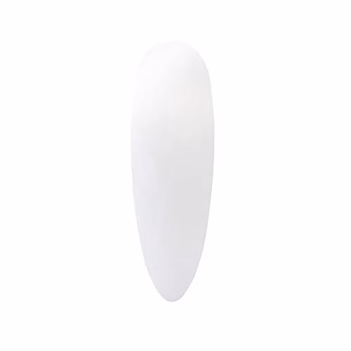 Netlighting FORLIGHT White Glass and Metal Flush Wall Fixture, E27, 100W, 46 cm – 1