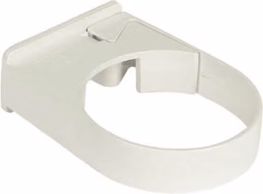 FloPlast Round Downpipe Side Fix Clip, 68mm, White