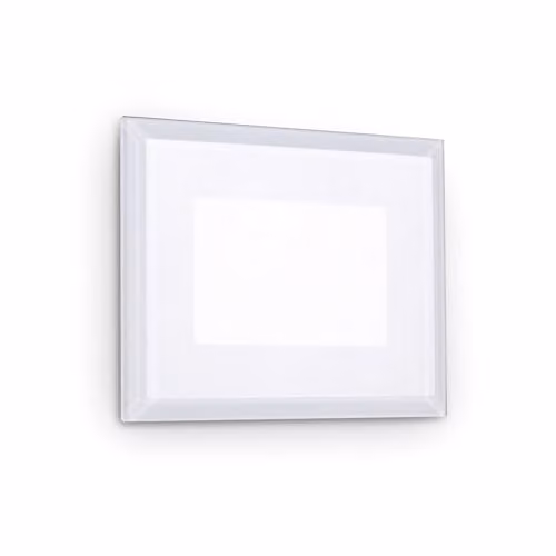 Netlighting Indio LED Outdoor Recessed Wall Light, White, IP65, 3000K Warm White – 1