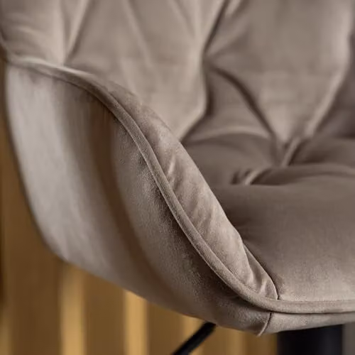 Furniture To Go Brooke Swivel Bar Stool with Height Adjustable Function in Beige – 3