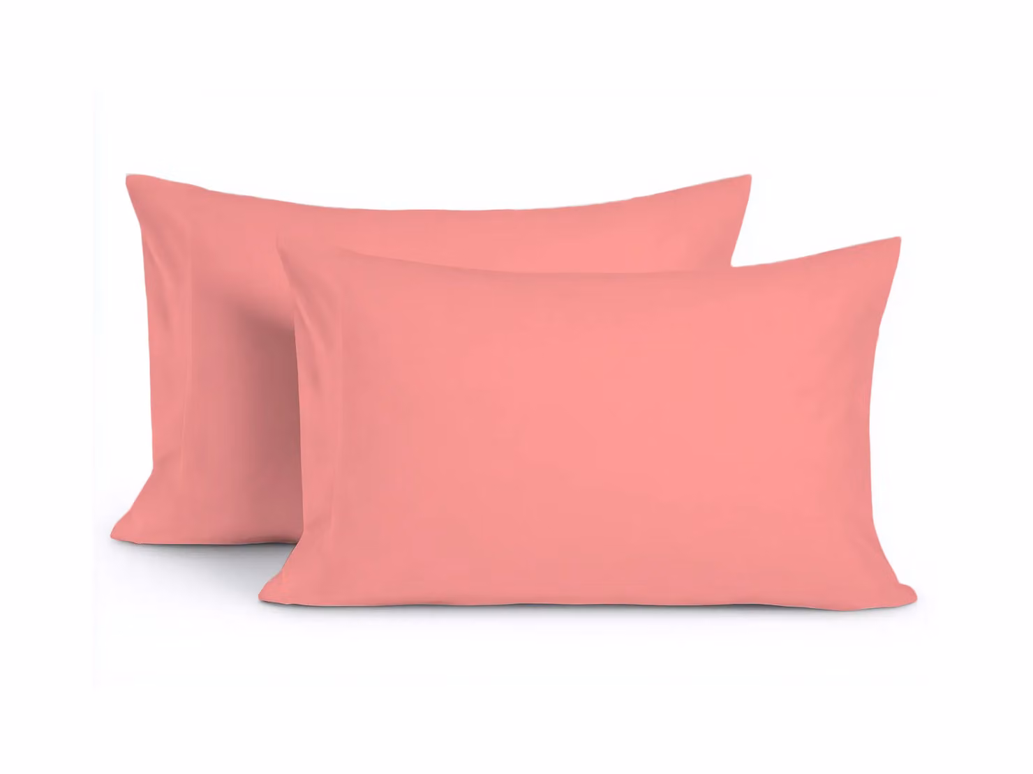 Home Sweet Home UK Pink Microfibre Pillowcase Set of 2 with Envelope Closure, W: 48 cm, H: 74 cm – 2