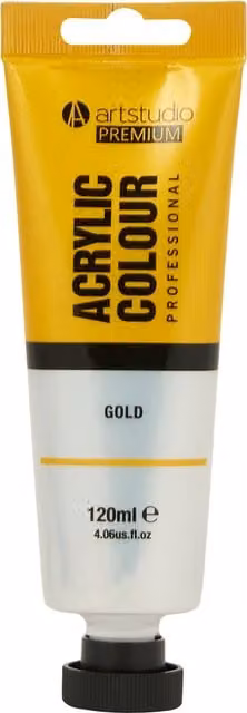 Art Studio Premium Gold Acrylic Paint for Professionals