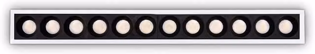 Netlighting Lika 10W 12x LED Recessed Downlight White 3000K Warm White – 2