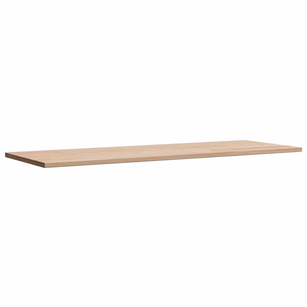 Berkfield Home Rectangular Solid Pine Table Top in Beige, W/D/H: 110 x 40 x 1.7 cm – 2