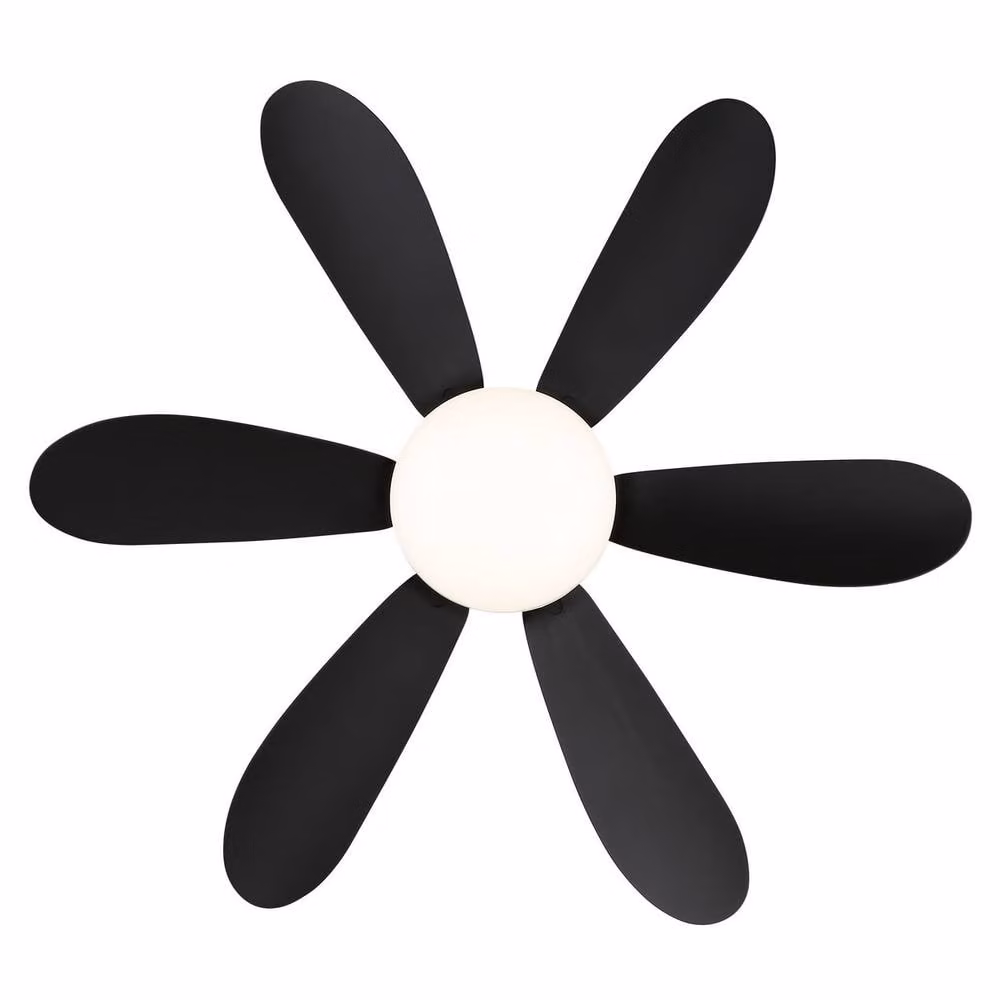 Netlighting Delores LED Ceiling Fan in Black with Remote Control and Dimmable Lighting – 3