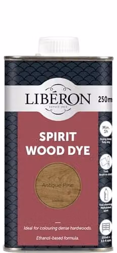 Libéron Spirit Wood Dye for Interior Hardwood in Antique Pine, 250ml