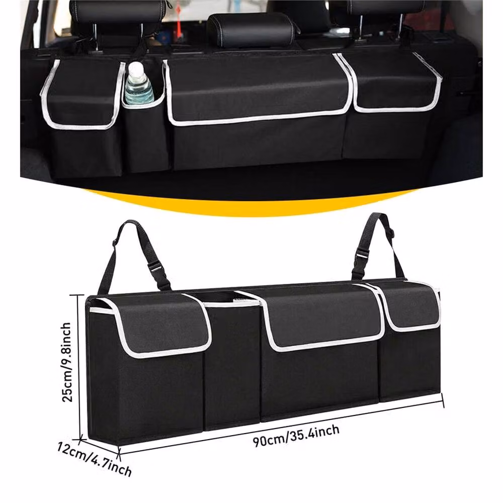 Nordara Black Collapsible Car Boot Organiser Storage Bag – 2