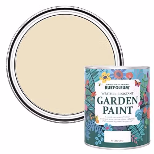 Rust-Oleum Matt Water-Based Garden Paint in Beige/Brown, 0.75 l