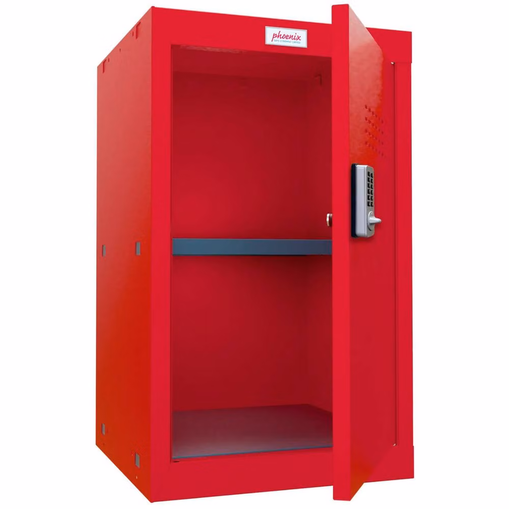 Phoenix Safe Company Size 3 Red Cube Locker CL0644RRE with Electronic Lock, H 180 cm x W 100 cm – 2