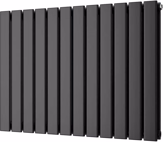 Typhoon Black Designer Double Panel Radiator W: 81.6 cm, H: 60.0 cm