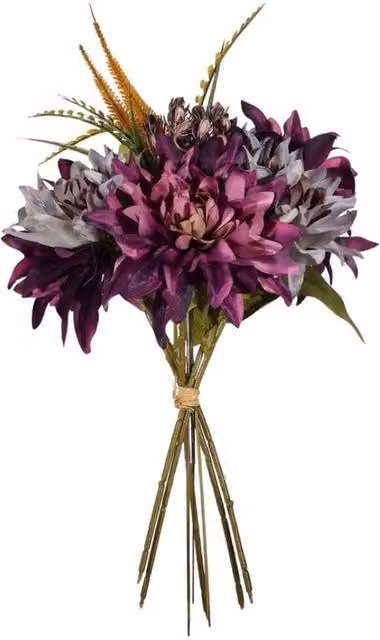 KDMD Essential Lavender Purple Chrysanthemum Mum Bunch, 2 Pack