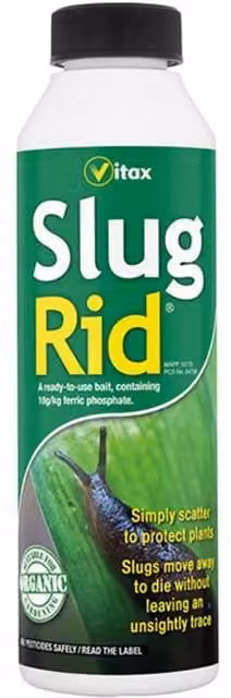 Vitax Slug Rid Organic Pelleted Bait, 300 g, Green