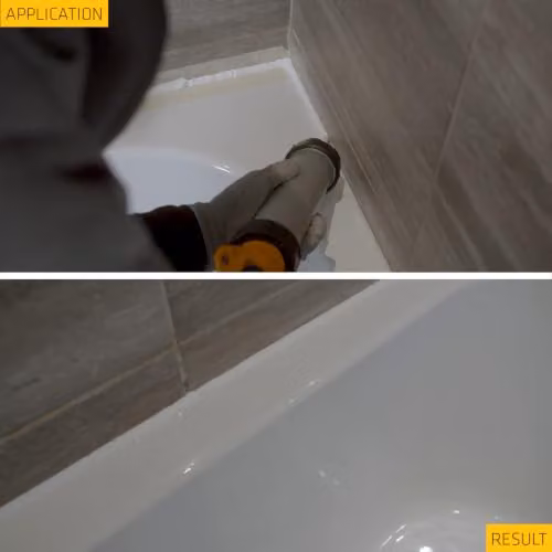 Sika SikaSeal Sanitary Silicone + Mould Resistant Waterproof Sealant, Grey, 295ml – 4