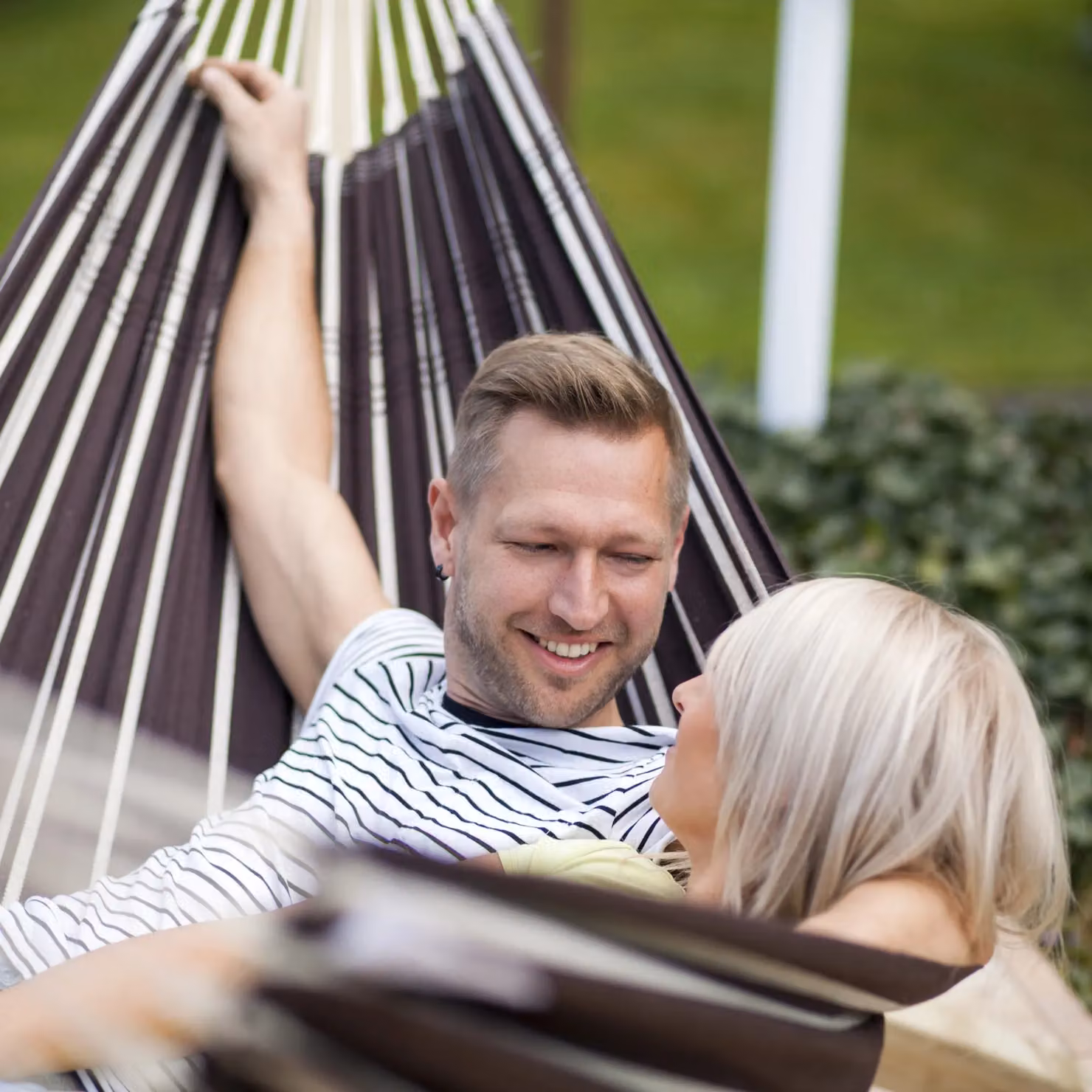 Amazonas Barbados Family Garden Hammock in Brown – 3