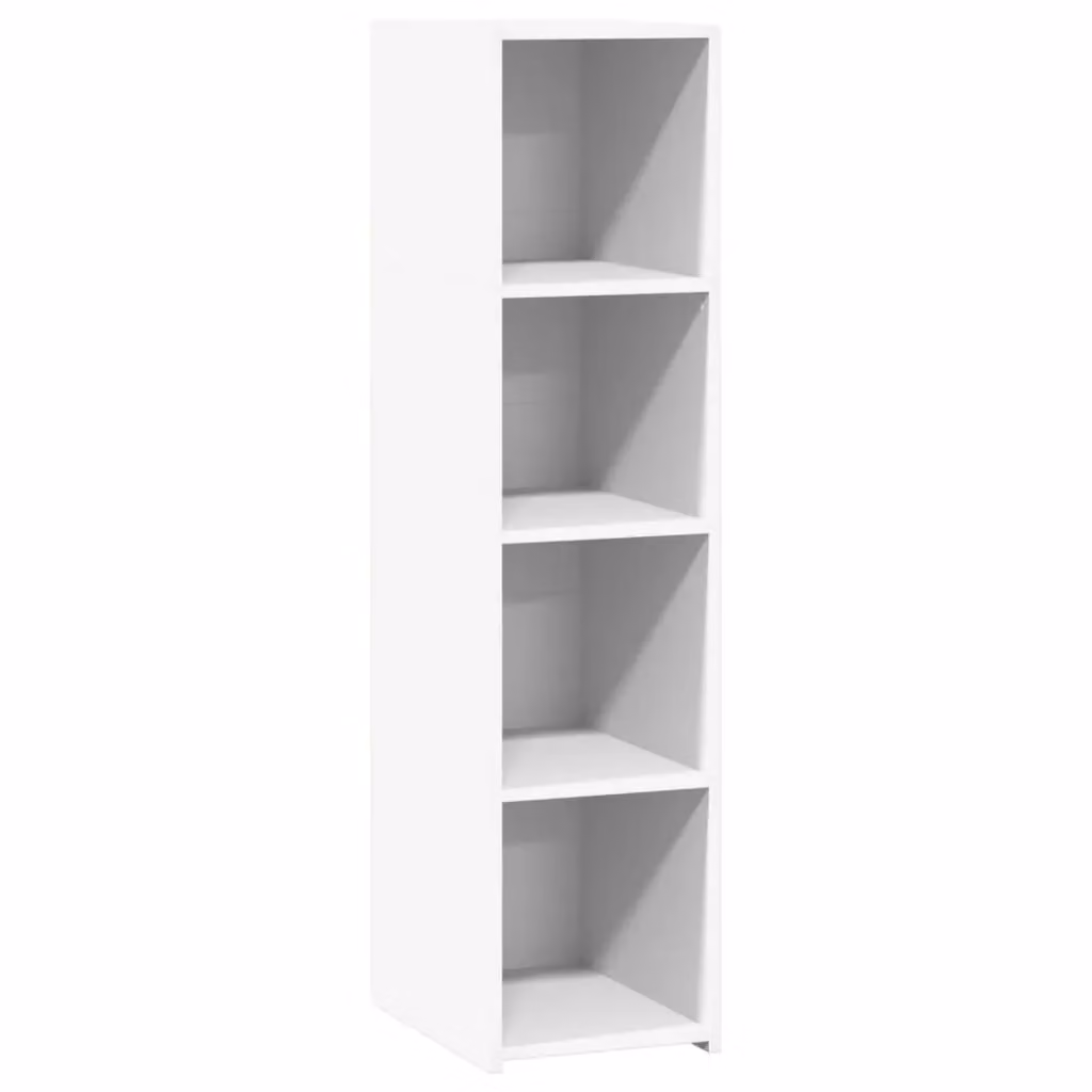 Berkfield Home White Modern Wall Mounted Highboard with Internal Shelves, W/D/H: 30 x 41 x 124 cm – 2