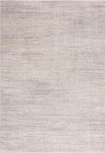 THE RUGS Grey and Cream Plain Rectangular Rug, W/D: 120 x 170 cm – 1