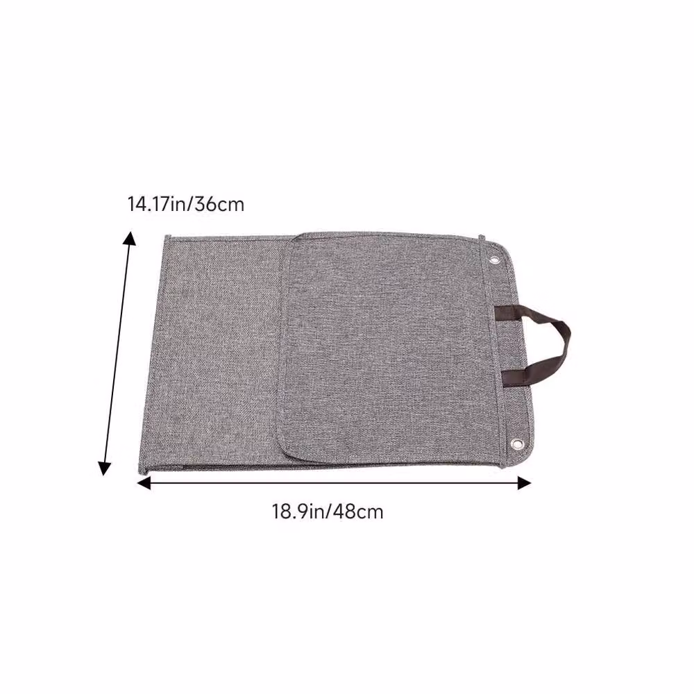 Kelvenix Grey Portable Foldable Hanging Laundry Basket – 2