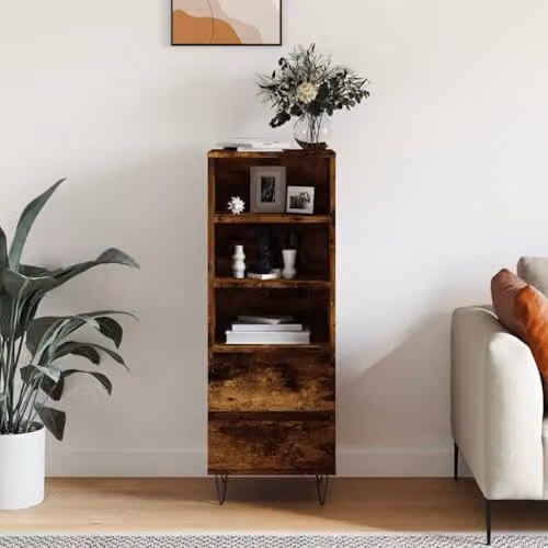 vidaXL Industrial Highboard in Brown, W/D/H: 40 x 36 x 110 cm – 2