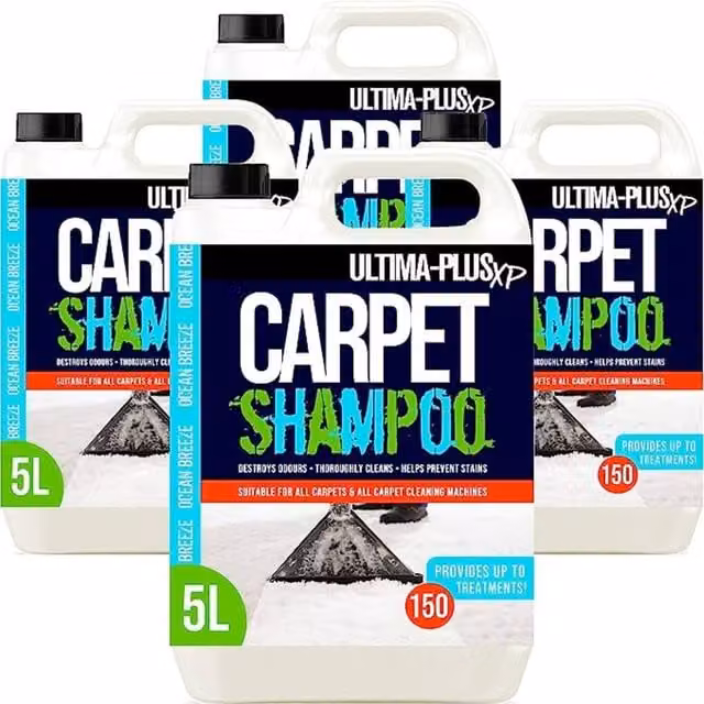 ProKleen XP Carpet Cleaning Shampoo High Concentrate Ocean in Clear 4 Pack